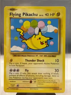 Flying Pikachu 110/108 Evolutions Regular Pokemon card NM - Image 1