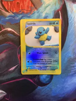 Squirtle 131/165 Expedition Reverse Holo Card 2002 Nintendo Pokemon Card - Image 1