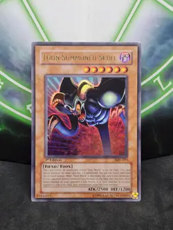 Yugioh Toon Summoned Skull MRL-073 Magic Ruler Ultra Rare 1st Edition LP - Image 1