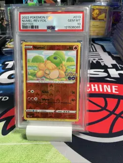 2022 Pokemon Go Numel 013/078 Reverse Foil (Unpeeled Ditto) PSA 10 - Image 1