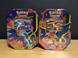 2x Pokemon - Mega Charizard ex Tins X + Y New & Sealed - Image 1
