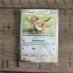 Eevee Pokemon 133/165 Snowflake Stamped From Holiday Collection sealed!! - Image 1