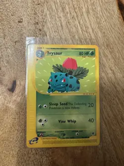 Pokemon TCG Ivysaur 082/165 Expedition Base Set Uncommon 80 HP 2002 - Image 1
