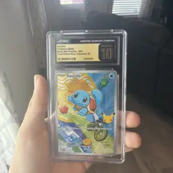 Pokemon TCG Squirtle First Partner Illustration Rare CGC 10 Pristine 🔥🔥 - Image 1