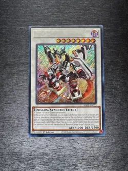 YuGiOh! Borreload Savage Dragon RA01 - Error Misprint No Name No Imprint 1st Ed - Image 1