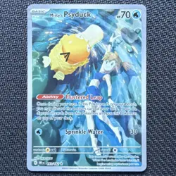 Pokemon Misty's Psyduck Illustration Rare Full Art Holo Sv10 English 2025 193/1… - Image 1