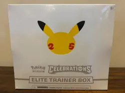 Pokemon TCG: Celebrations 25th Anniversary Elite Trainer Box ETB - New/Sealed - Image 1