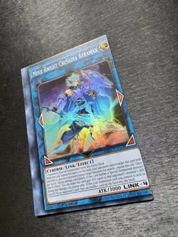 YuGiOh! Mekk-Knight Crusadia Avramax RA01 - Error Misprint Miscut 1st Edition - Image 3