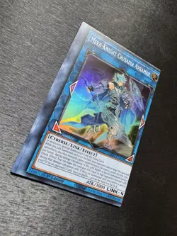 YuGiOh! Mekk-Knight Crusadia Avramax RA01 - Error Misprint Miscut 1st Edition - Image 4