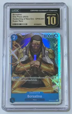 One Piece CCG English OP-05 CGC 10 Pristine Lot Ulti, Borsalino & Pico - Image 4