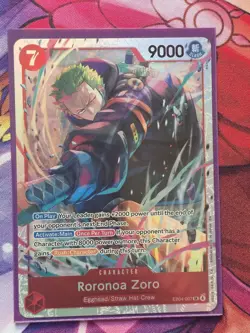 One Piece TCG Roronoa Zoro (EB04-007) Adventure On Kami's Island SR NM English - Image 1