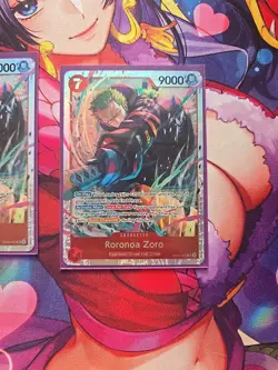 One Piece TCG Roronoa Zoro (EB04-007) Adventure On Kami's Island SR NM English - Image 3