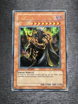 YuGiOh! Invader Of Darkness TLM-ENSE1 - Misprint No Name No Imprint Ultra Rare - Image 2
