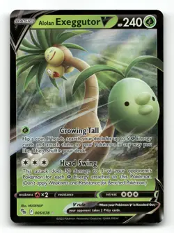 Alolan Exeggutor V 005/078 - Pokemon GO - Pokemon Card NM/M - Image 1