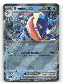 Greninja ex 41/142 - Stellar Crown - Pokemon Card NM/M - Image 1