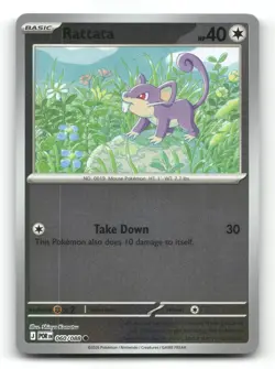Rattata 060/088 - Perfect Order Reverse Holo - Pokemon Card NM/M - Image 1