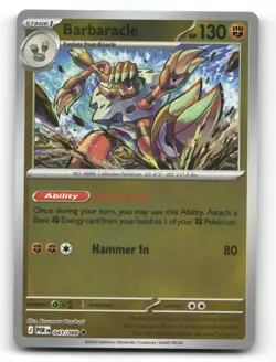Barbaracle 043/088 - Perfect Order Reverse Holo - Pokemon Card NM/M - Image 1