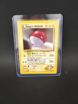 Lt. Surge's Voltorb 84/132 Gym Heroes Non Holo Pokemon Card - Image 1