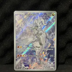 Pokemon N's Reshiram 167/159 Sv09 Journey Illustration Rare Holo Basic 130HP - Image 1