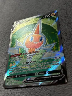 Rotom V 176/196 Pokemon Card Lost Origin Full Art holo Ultra Rare - Image 2