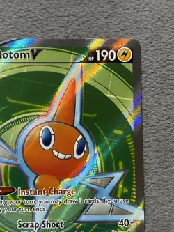 Rotom V 176/196 Pokemon Card Lost Origin Full Art holo Ultra Rare - Image 5