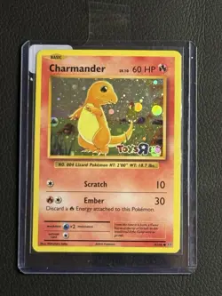 Pokemon TCG Charmander Toys 'R' Us Promo Holo Basic 2016 9/108 English Fire - Image 1