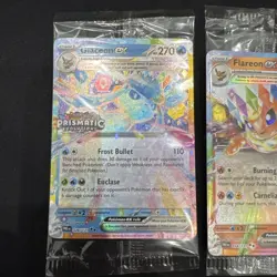 Lot Of 4 Sealed Prismatic Evolutions Stamped Pokemon Promo Cards - Image 3