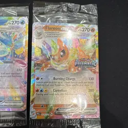 Lot Of 4 Sealed Prismatic Evolutions Stamped Pokemon Promo Cards - Image 4