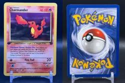 Charmander 50/82 Common Team Rocket Pokemon 1st Edition NM - Image 3