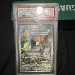 Pokemon Charmander 044 Scarlet & Violet Promo Holo PSA 9 Obsidian Flames ETB - Image 1