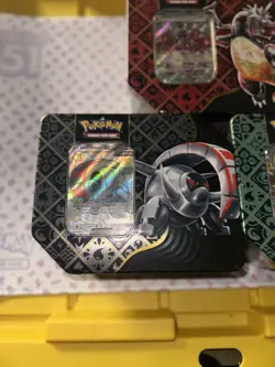 Pokemon Paldean Fates Tins [Set of 3] SHINY CHARIZARD, TUSK, TREADS NFS - Image 2