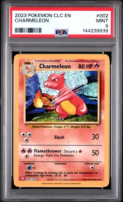 PSA MINT 9 - POKEMON CLC-TRADING CARD GAME CLASSIC CHARMELEON - Image 1