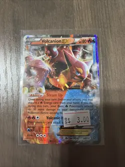 Pokemon TCG Volcanion-EX Steam Siege 26/114 Holo Holo Rare EX - Image 1