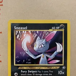 Pokemon TCG Sneasel Neo Genesis 25/111 Regular Unlimited Rare - MP - Image 3
