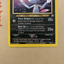 Pokemon TCG Sneasel Neo Genesis 25/111 Regular Unlimited Rare - MP - Image 4