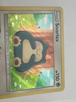 Pokemon Snorlax Holo Rare Sm-Unbroken Bonds 158/214 HP150 Lazy Eating Ability - Image 3