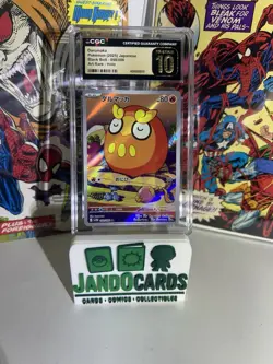 Pokemon TCG Darumaka Japanese Black Bolt- 098/086 Art Rare- Holo CGC PRISTINE 10 - Image 1