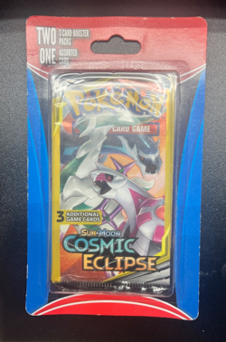 Pokemon Sun and Moon Cosmic Eclipse two (2) 3 Card Packs and Bonus Card!- Sealed - Image 3