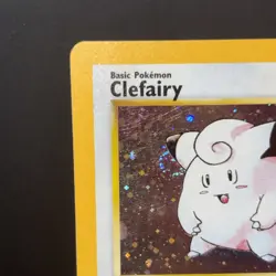 Pokemon TCG Clefairy 6/130 Base Set 2 Holo LP - Image 2