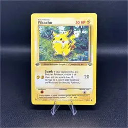 Pokemon Pikachu First Edition 58/64 Jungle 1999 WOTC [LP+] - Image 1