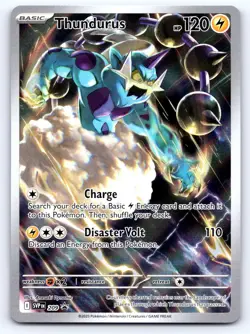Thundurus 209 Holo Promo Scarlet & Violet Promo Pokemon Near Mint - Image 1