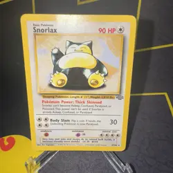 2000 Pokemon TCG Snorlax 27/64 Jungle Card Unlimited - MP - Image 1