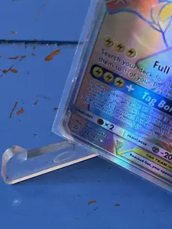 Pokemon Pikachu & Zekrom GX 184/181 Sm-Team Up Secret Rare Holo HP240 TAG TEAM - Image 3