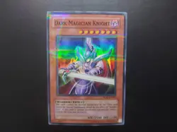 Yugioh - Dark Magician Knight ROD-EN001 Super Parallel Rare Promo - Image 1