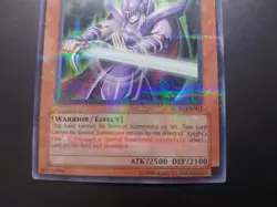 Yugioh - Dark Magician Knight ROD-EN001 Super Parallel Rare Promo - Image 3