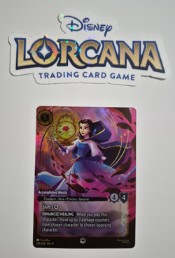 Disney Lorcana Fabled Enchanted Belle Accomplished Mystic English Rare - Image 1