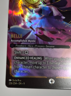 Disney Lorcana Fabled Enchanted Belle Accomplished Mystic English Rare - Image 4