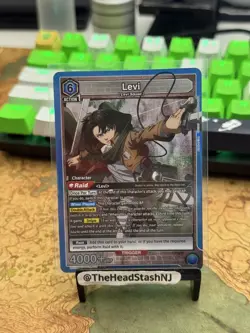Union Arena Attack On Titan Levi Foil - UE10BT/AOT-1-011 SR NM - Image 1