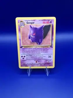 Pokemon Gengar 20/62 Fossil Rare 1st Edition Regular 1999 English Card - Image 1