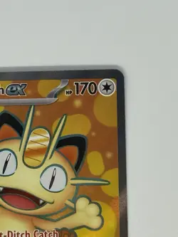 Pokemon Meowth EX 107/088 Black Star Promo Holo 170 HP Last-Ditch Catch Card - Image 5